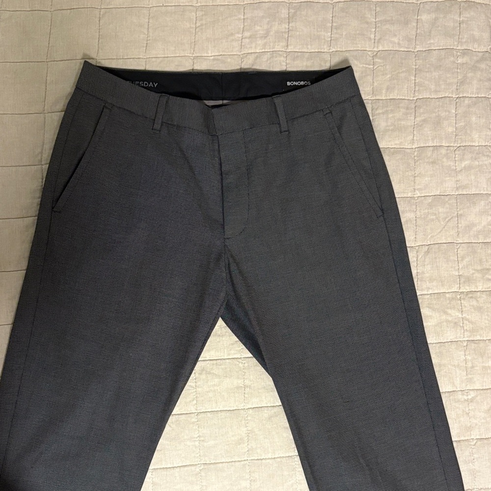 Bonobos Tuesday Dress Pants Charcoal Slim - 31/32